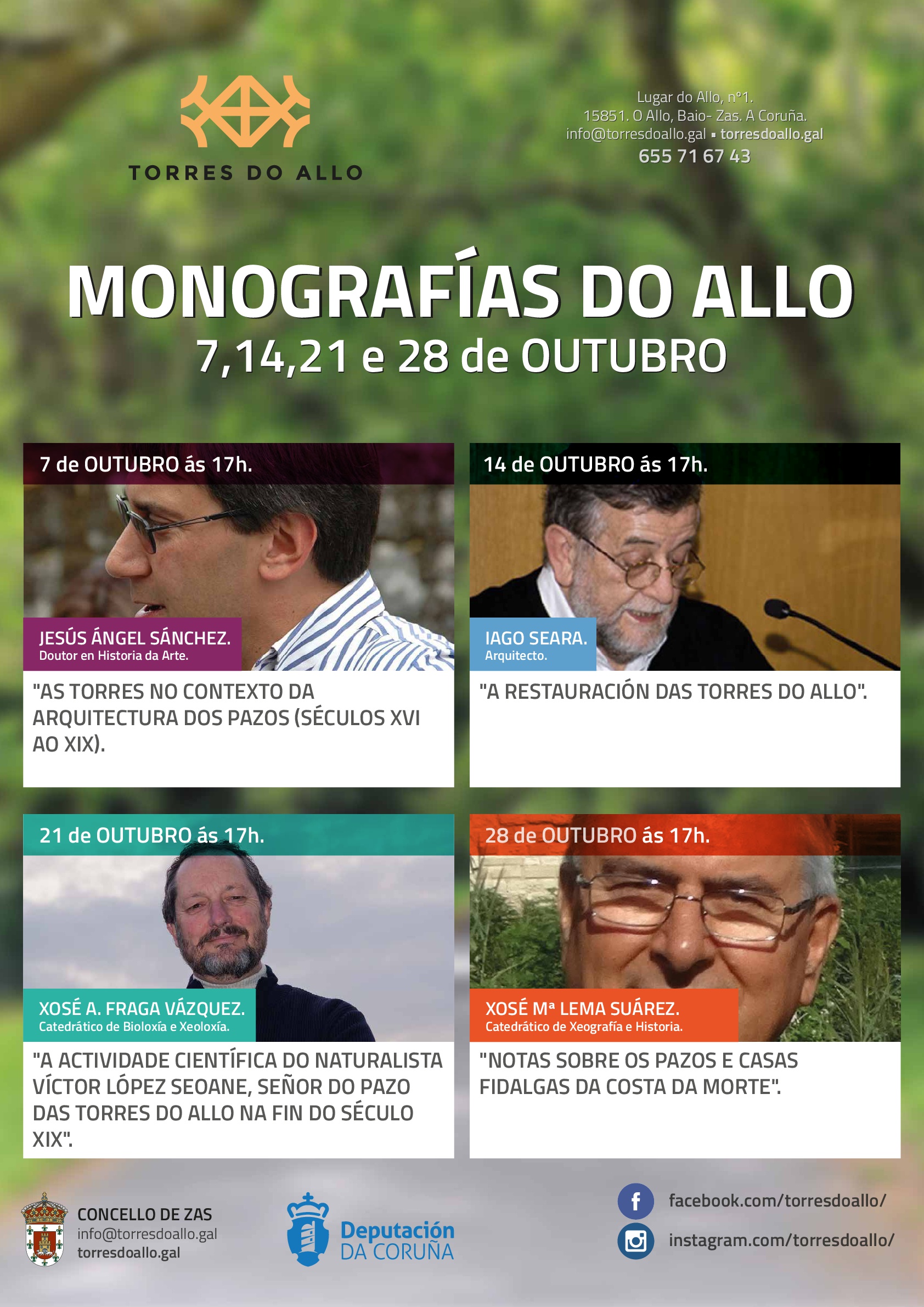 Ciclo de conferencias "Monografías do Allo"