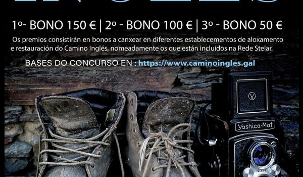 Cartel do primeiro concurso de fotografía dixital do Camiño Inglés