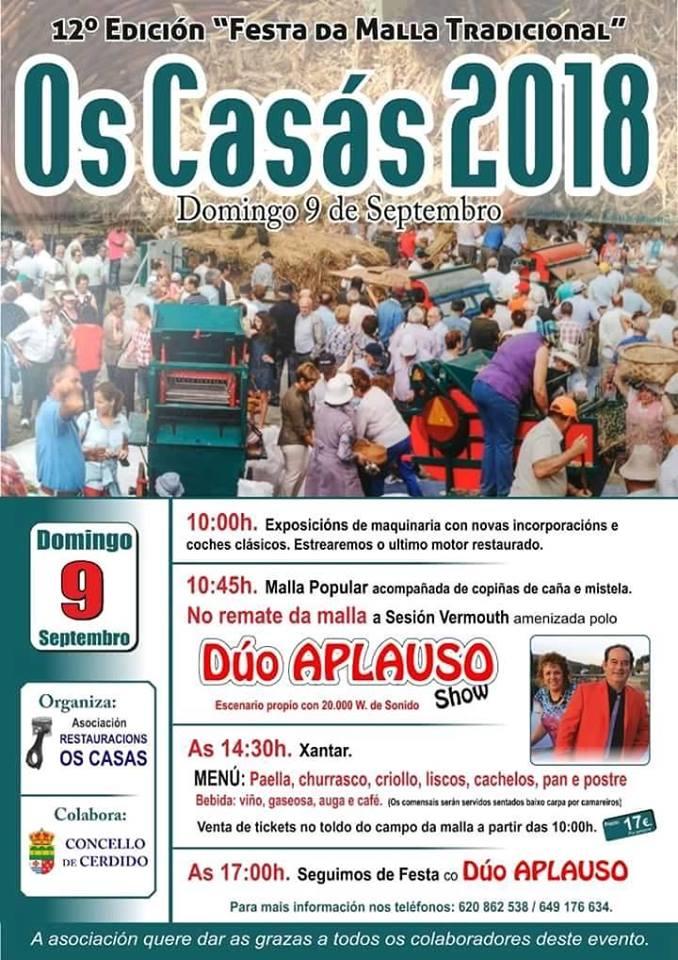 XII Edición de la Malla tradicional en Os Casás Cerdido.
