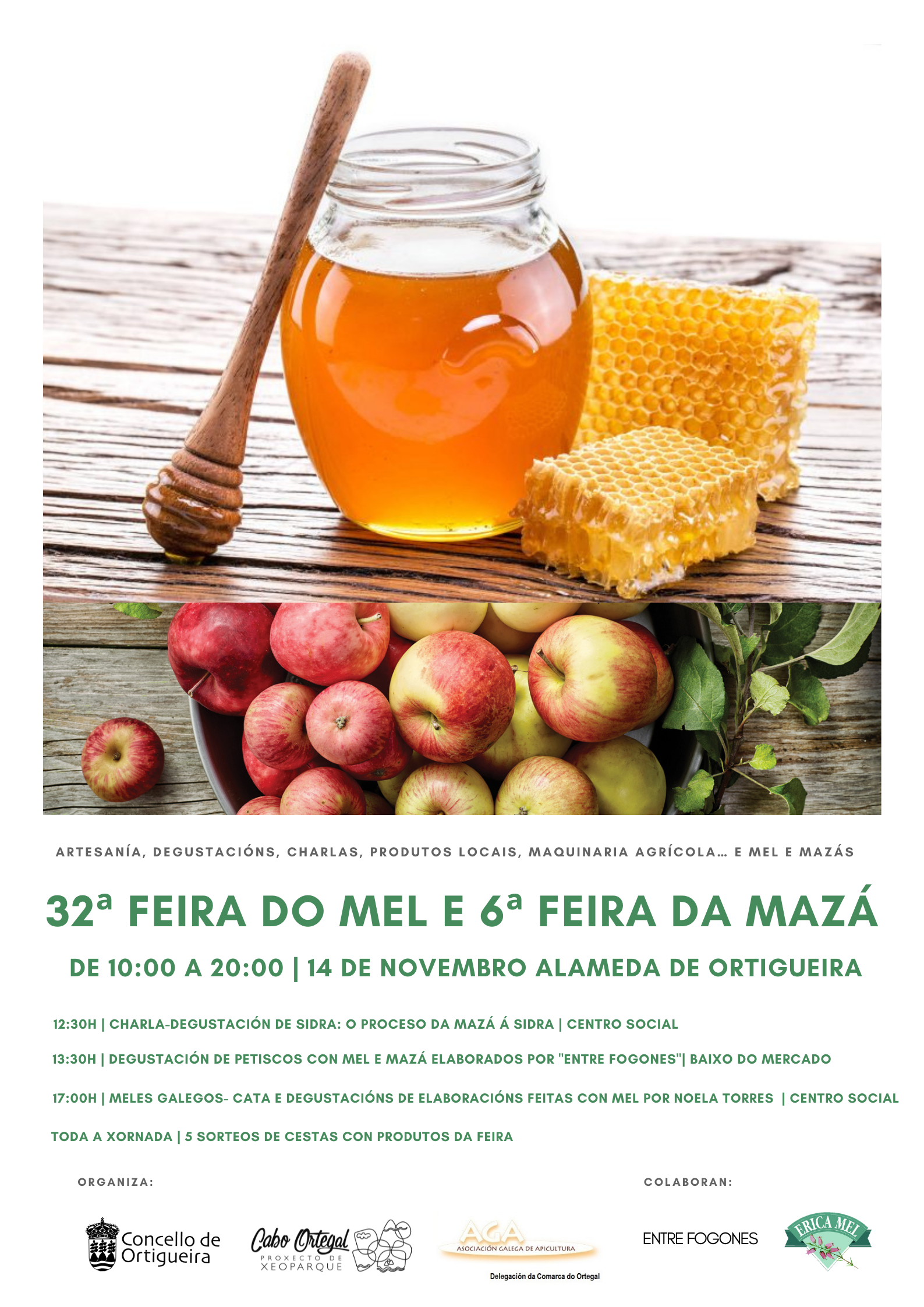 32 edición da Feira do Mel e 6 da Mazá.
