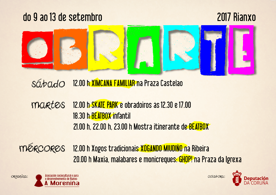 Programa Obrarte 2017