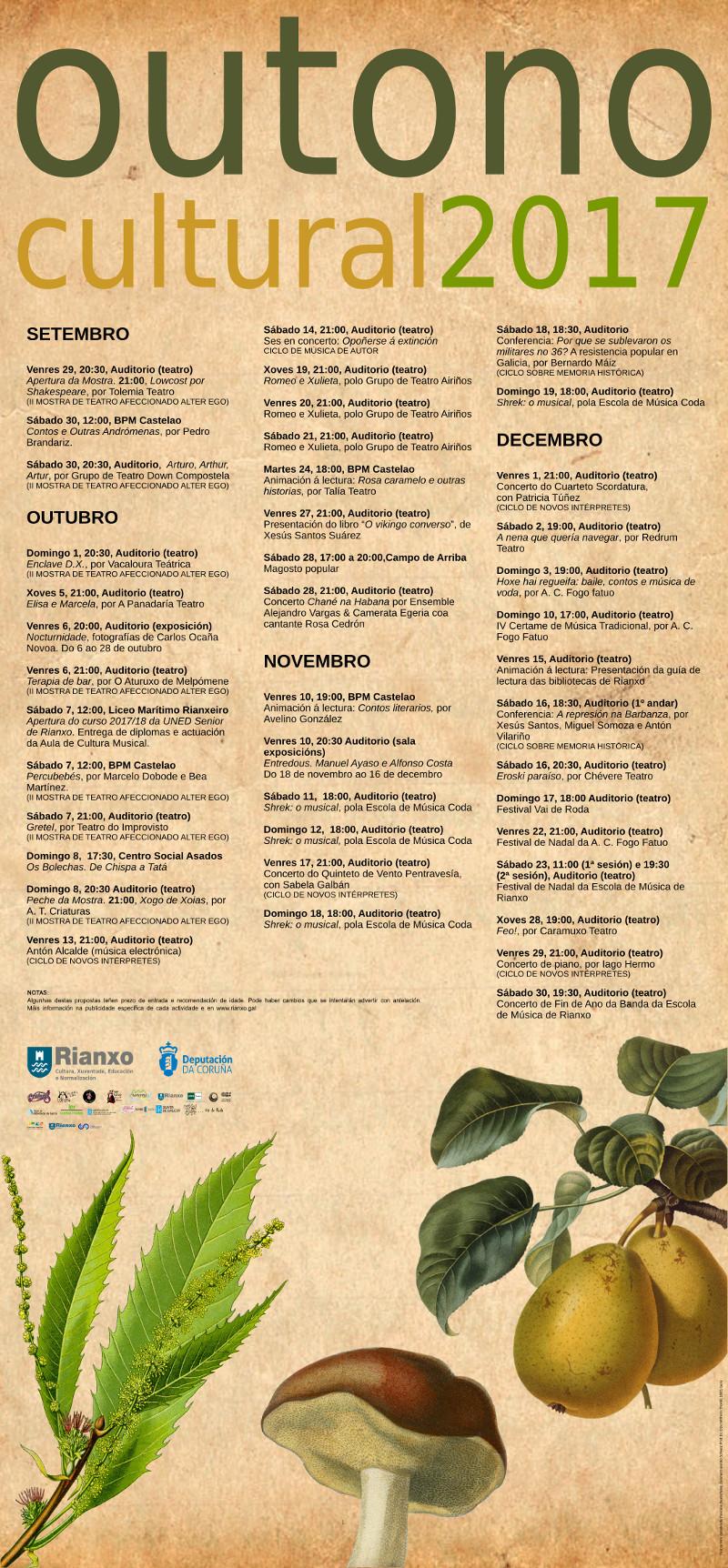 Programa Outono Cultural