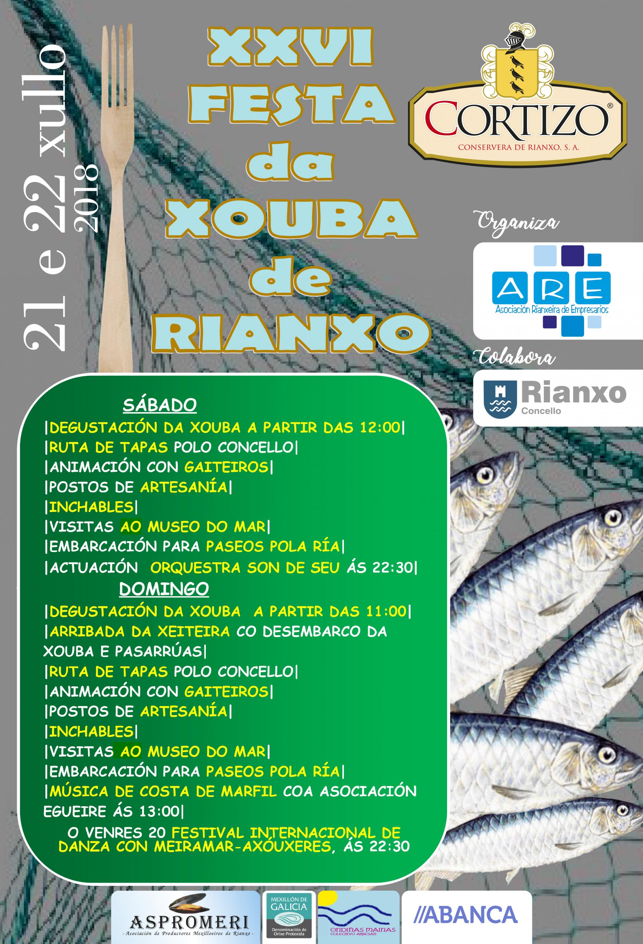 Festa xouba Rianxo 21 22 xullo sardina