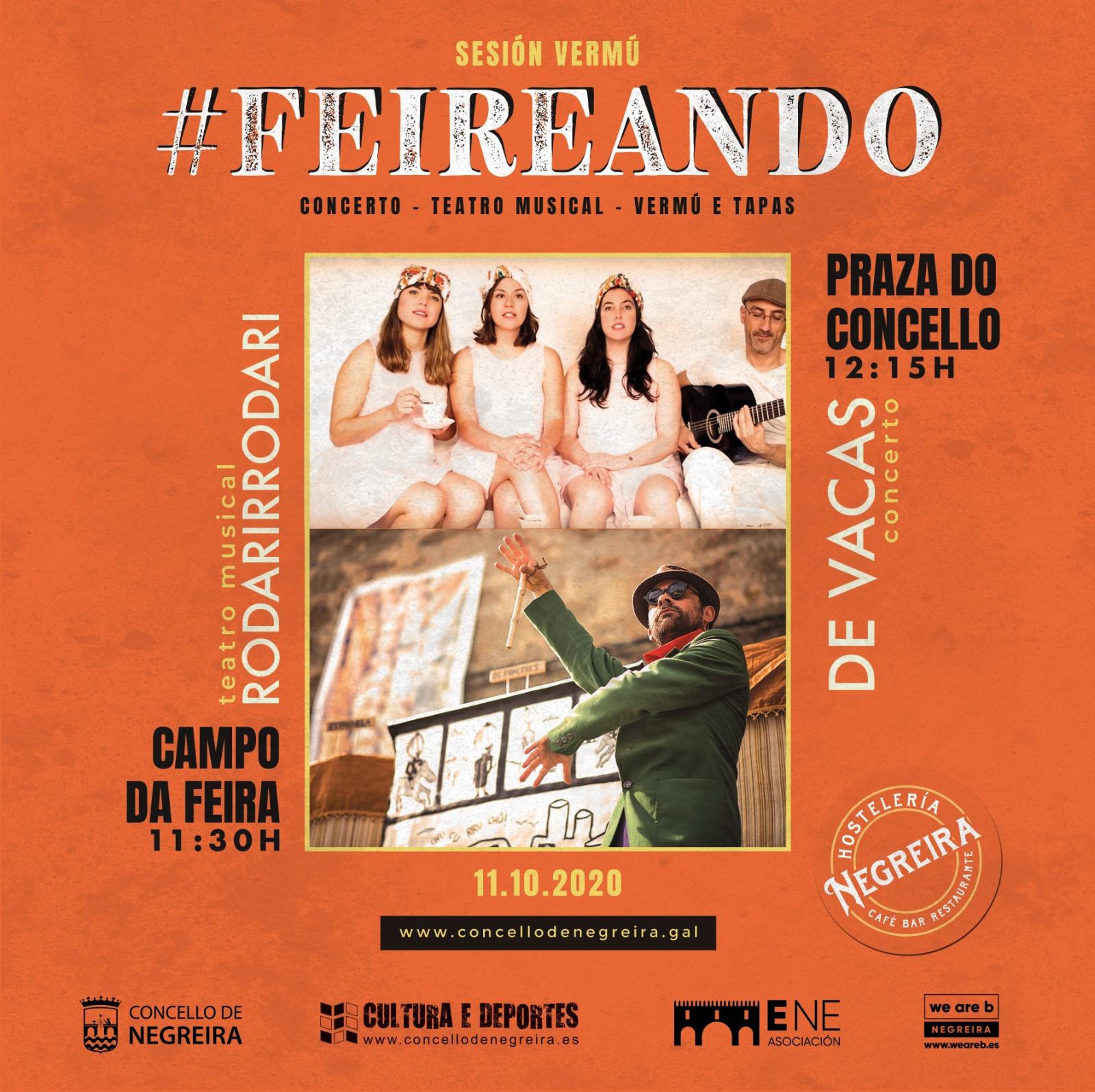 feireando, de vacas, rodarirrodari, feira, negreira, domingo, teatro musical, música,