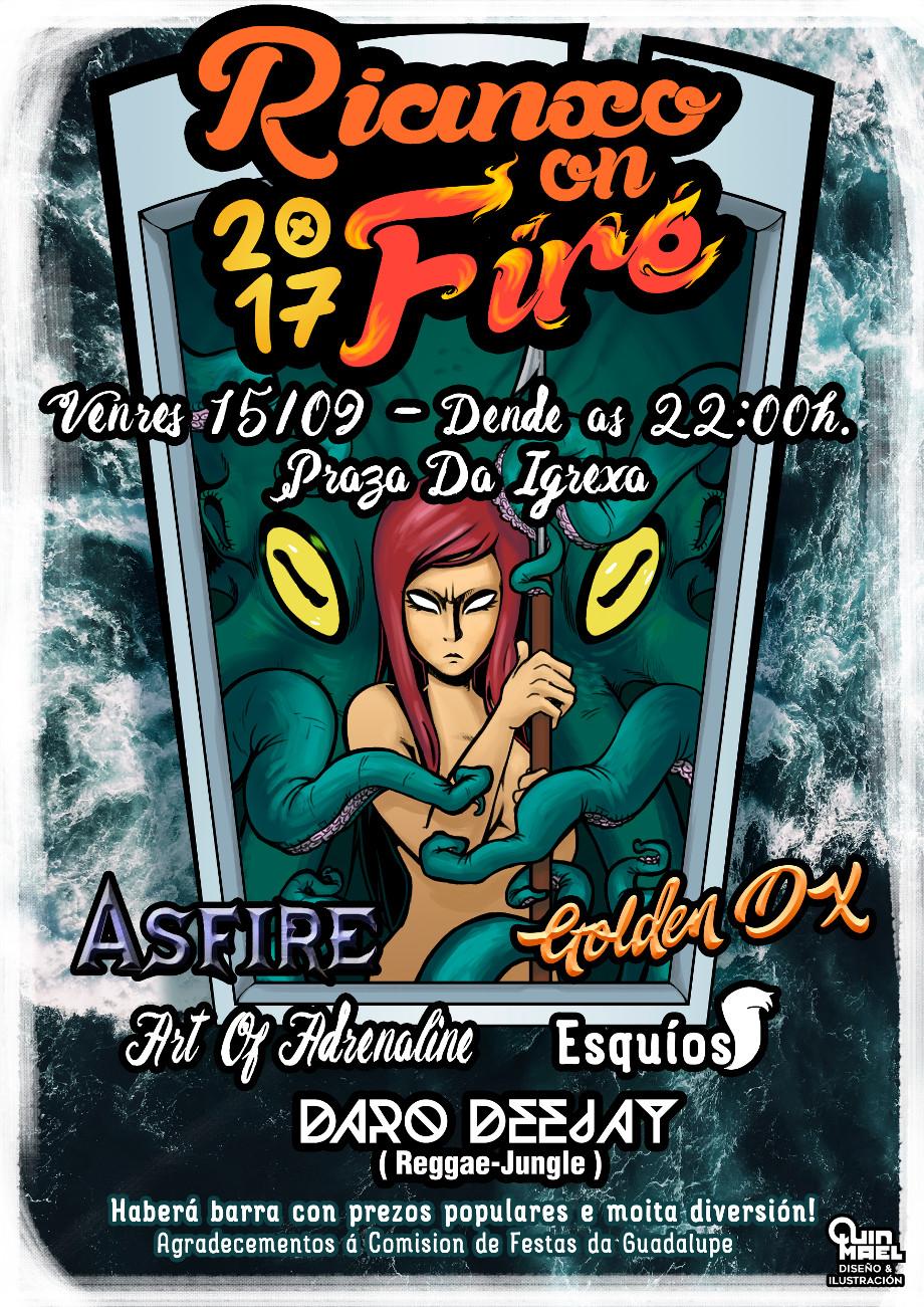 Póster Rianxo on Fire 2017