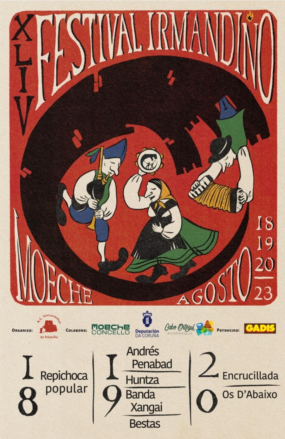 Cartel da XLIV edición do Festival Irmandiño